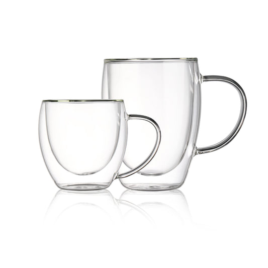Double Layer Glass Cup