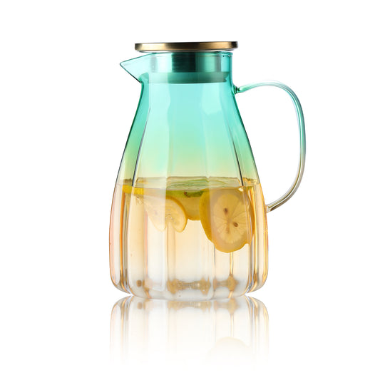 Colorful Glass Cold Water Kettle