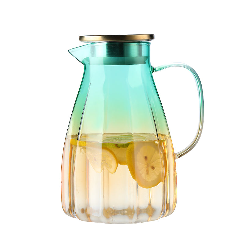 Colorful Glass Cold Water Kettle